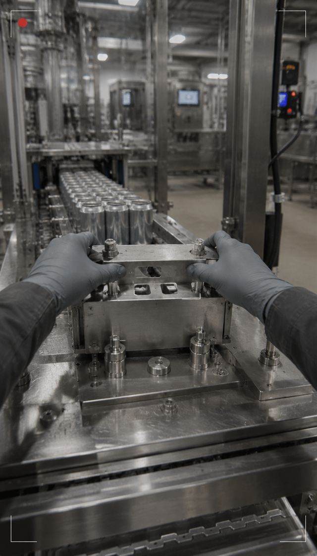 POV recording of placing a part on a fixture